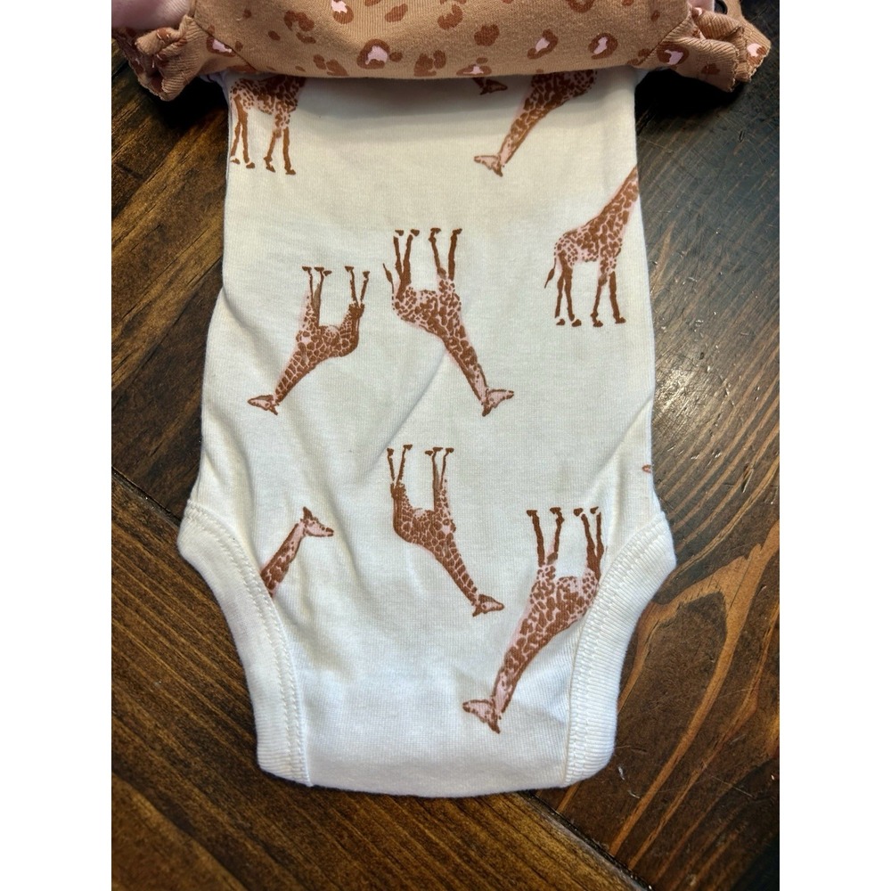 Carter's Child of Mine Baby Girl Bodysuits, 3-Pack Newborn - Picture 4 of 5